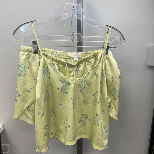 Pajamas 2pc By Colsie In Floral Print, Size: L