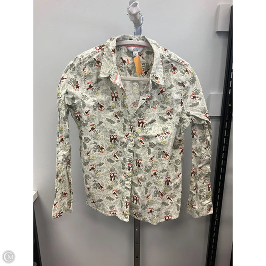 Top Long Sleeve By Croft And Barrow In Tropical Print, Size: Sp
