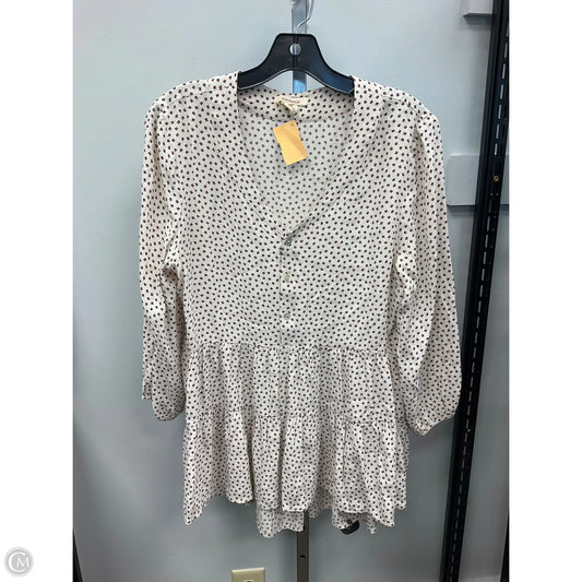 Top 3/4 Sleeve By Sundance In Cream, Size: S