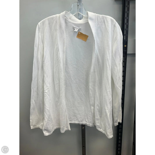 Cardigan By Croft And Barrow In White, Size: M