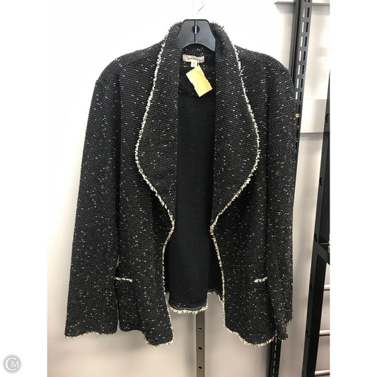 Cardigan By Max Studio In Black, Size: Xl