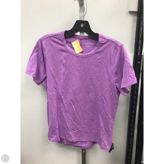 Top Short Sleeve Basic By Bcg In Purple, Size: M