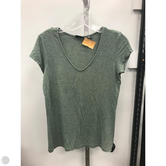 Top Short Sleeve Basic By Tahari In Green, Size: S