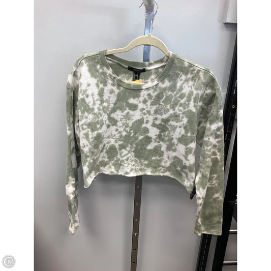 Top Long Sleeve By Forever 21 In Tie Dye Print, Size: S