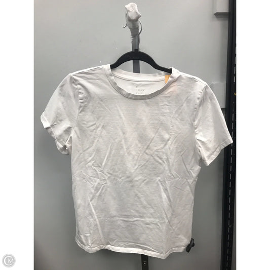 Top Short Sleeve Basic By A New Day In White, Size: M
