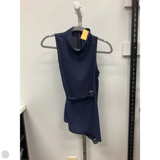 Top Sleeveless By Monteau In Navy, Size: Xs