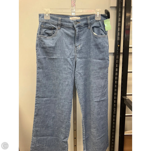 Jeans Wide Leg By Level 99 In Blue Denim, Size: 4