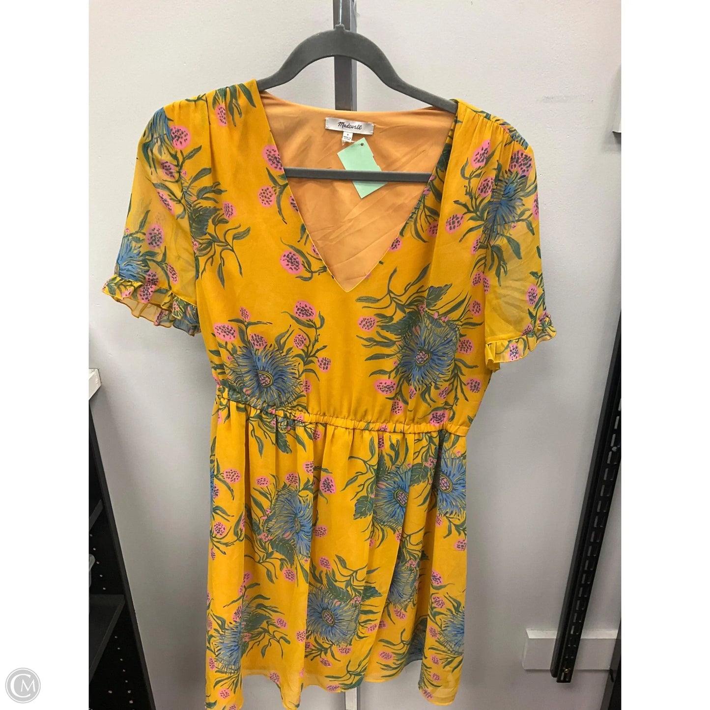 Dress Casual Short By Madewell In Gold, Size: 8