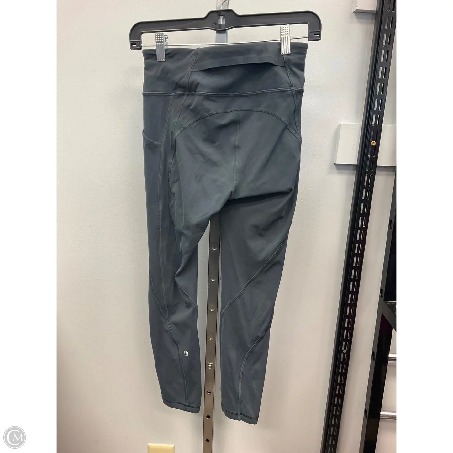 Athletic Leggings By Lululemon In Grey, Size: 4