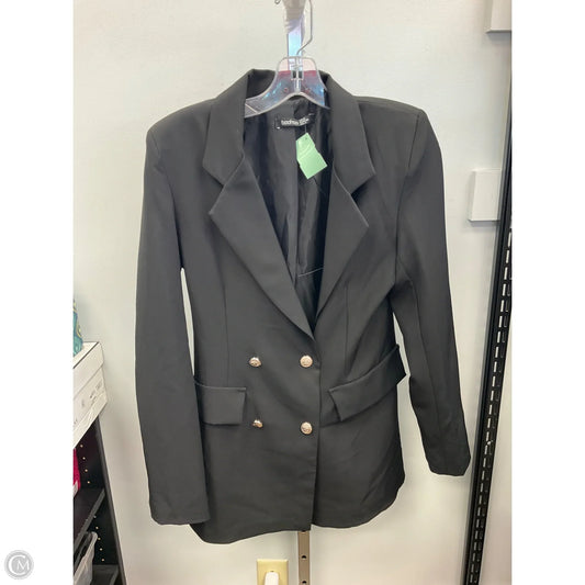 Blazer By Boohoo Boutique In Black, Size: 4