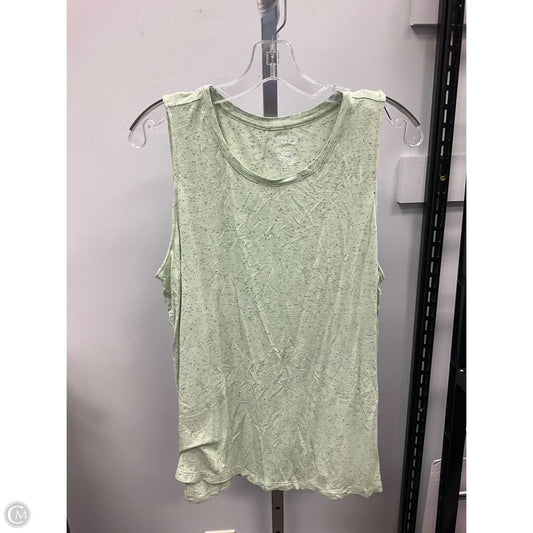 Top Sleeveless By Nine West In Green, Size: Xxl