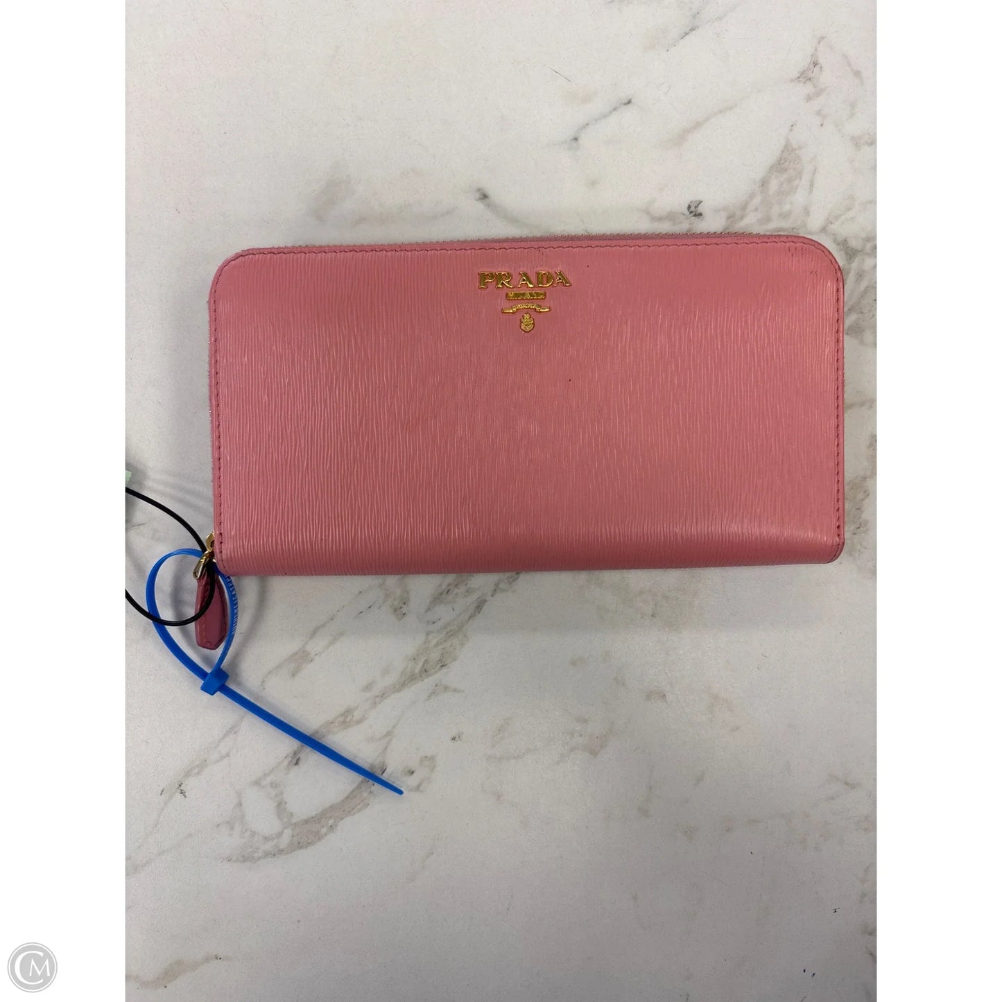 Wallet Luxury Designer By Prada, Size: Large