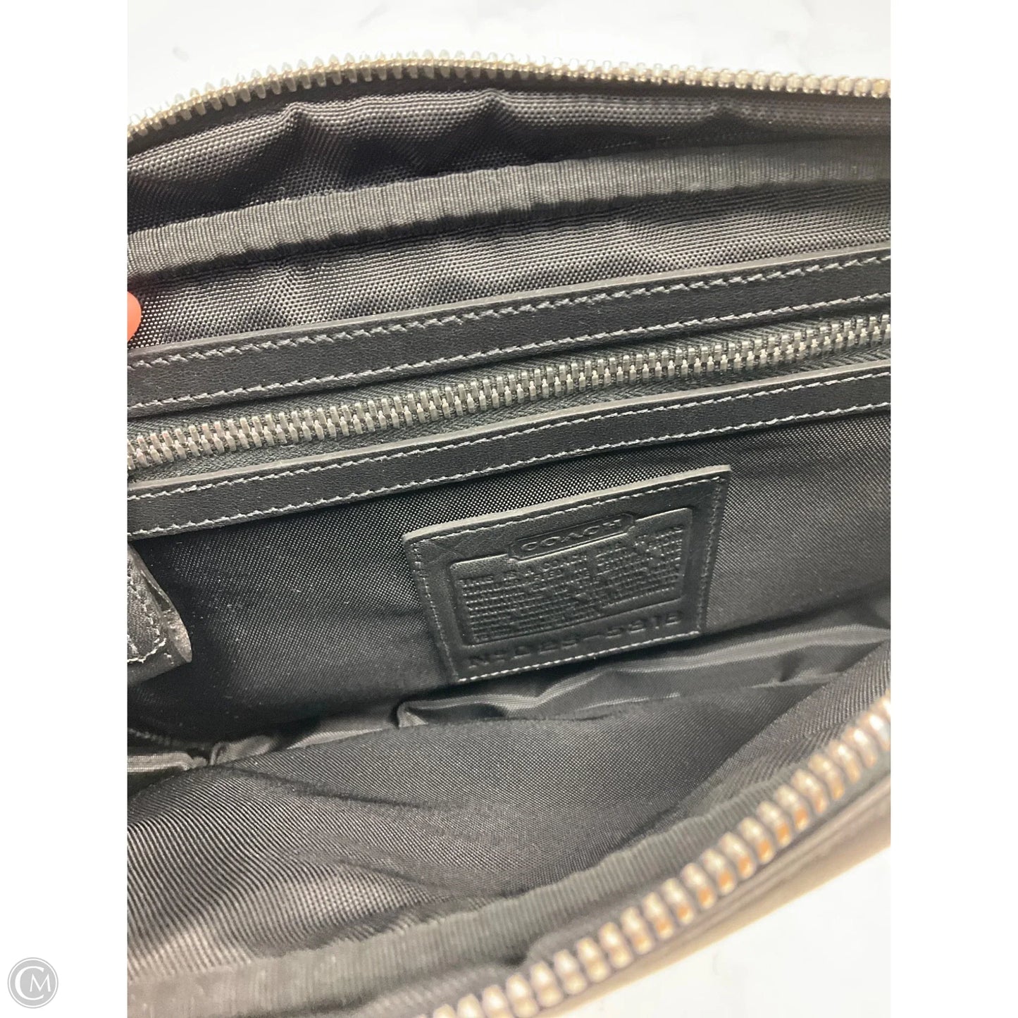 Makeup Bag Designer By Coach, Size: Large