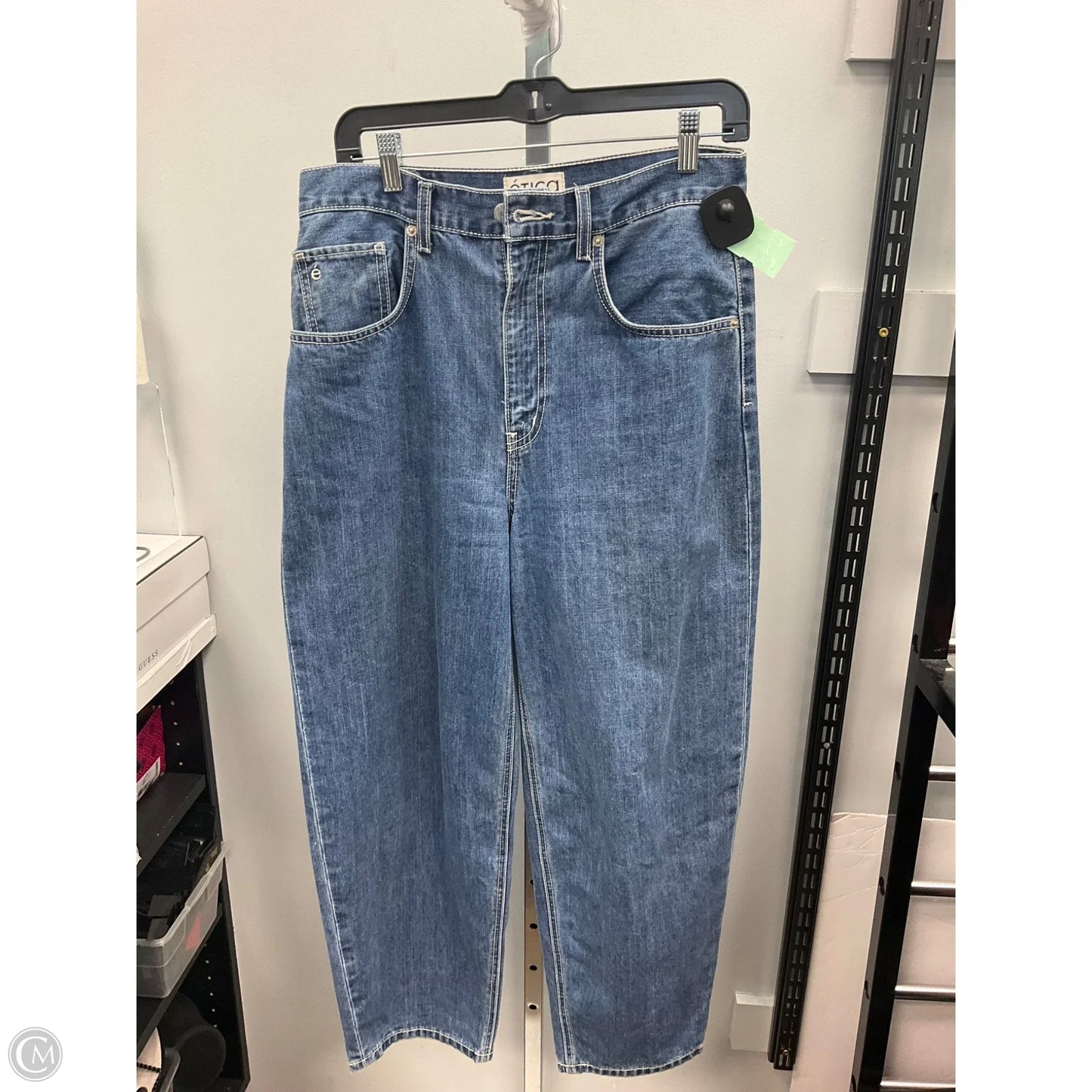 Jeans Boyfriend By Etica In Blue Denim, Size: 8