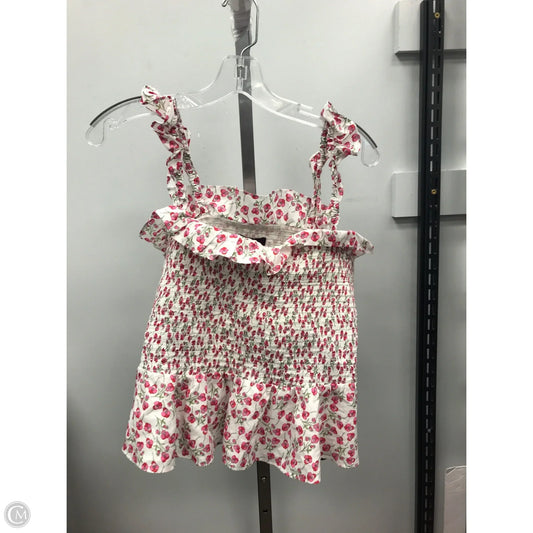 Top Sleeveless By J. Crew In Floral Print, Size: Xl