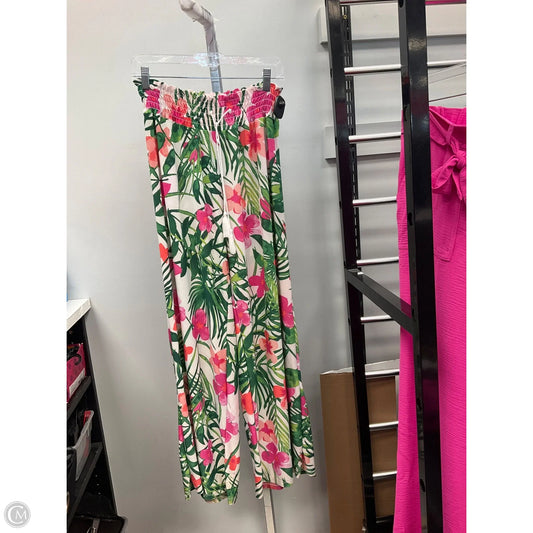 Pants Wide Leg By Clothes Mentor In Tropical Print, Size: M