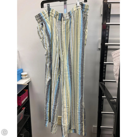 Pants Wide Leg By D&co. In Striped Pattern, Size: 2x