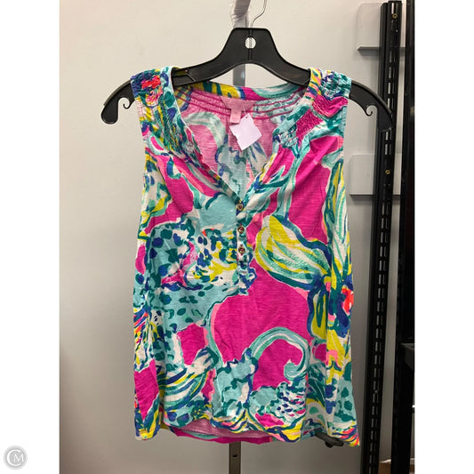 Top Sleeveless Designer By Lilly Pulitzer In Multi-colored, Size: Xs