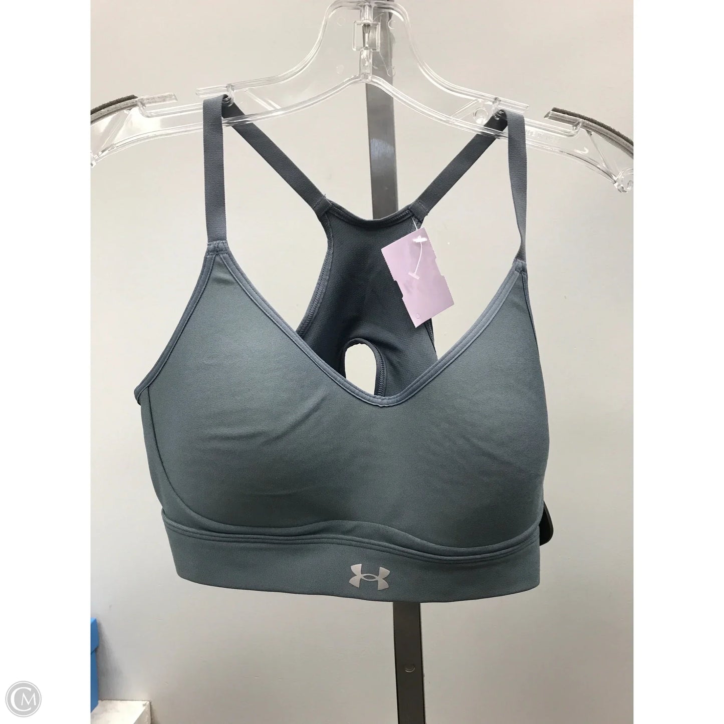 Athletic Bra By Under Armour In Grey, Size: S