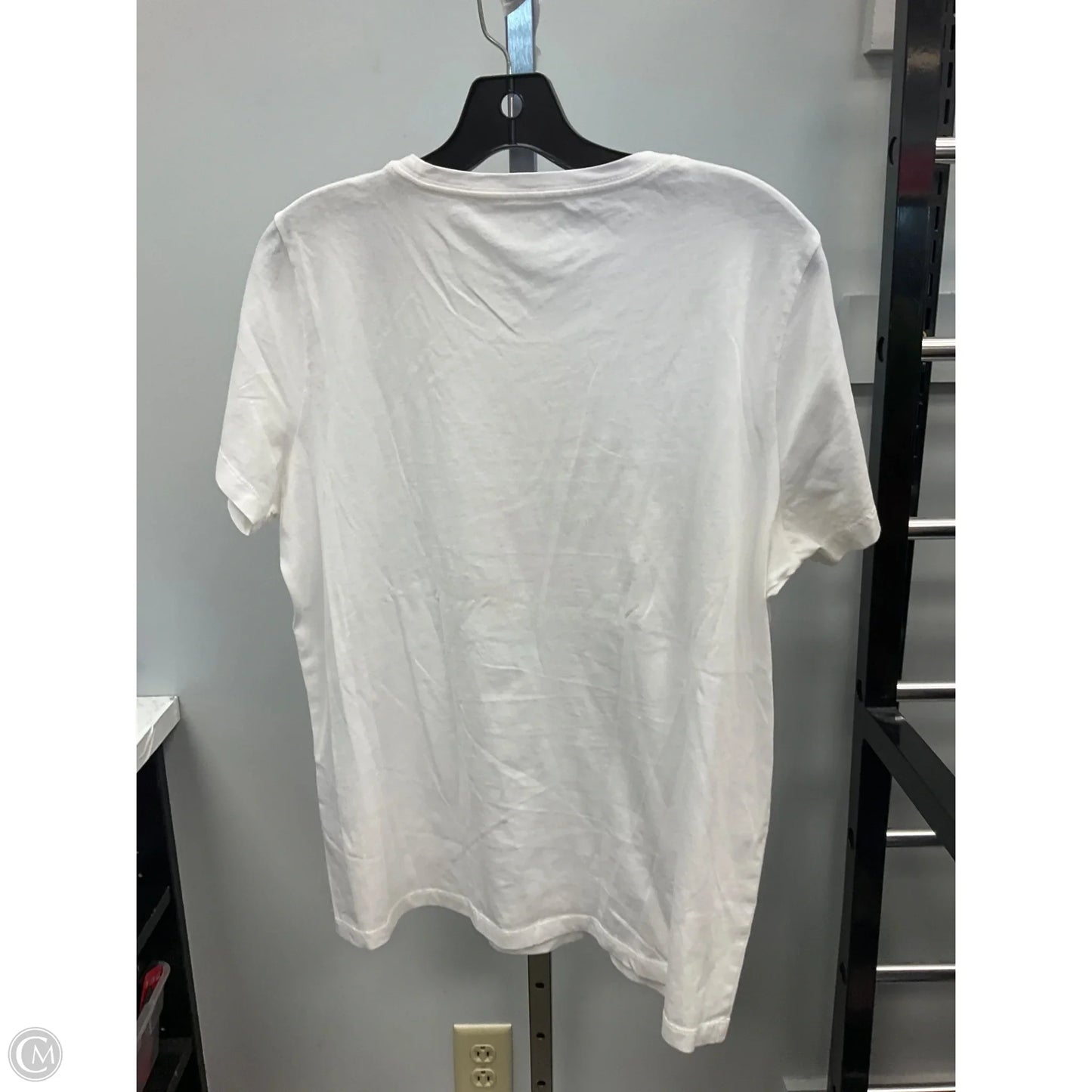 Top Short Sleeve Basic By J. Crew In White, Size: L