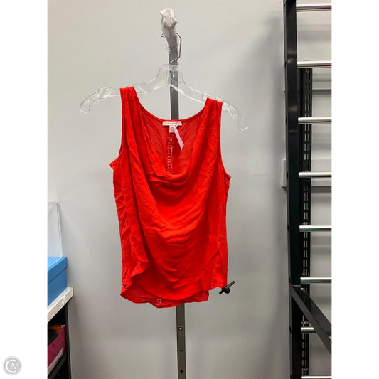 Top Sleeveless By Ella Moss In Orange, Size: Xs