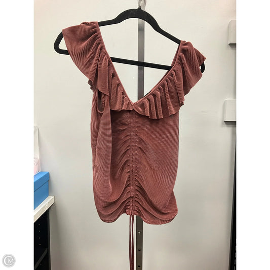 Top Sleeveless By Express In Mauve, Size: S