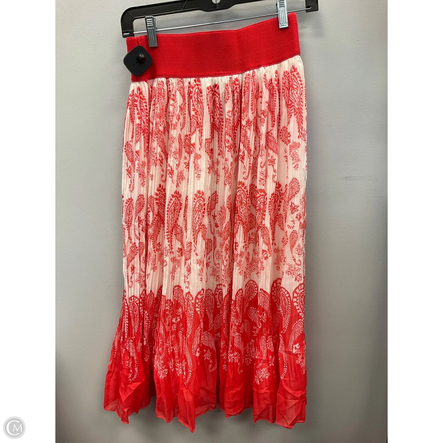 Skirt Midi By Clothes Mentor In Paisley Print, Size: S