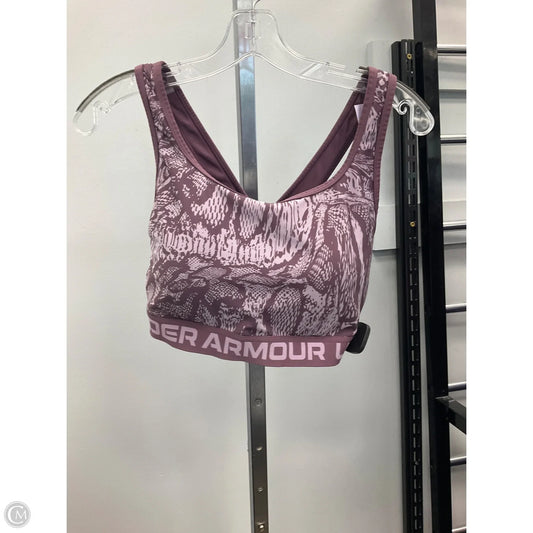 Athletic Bra By Under Armour In Purple, Size: 1x