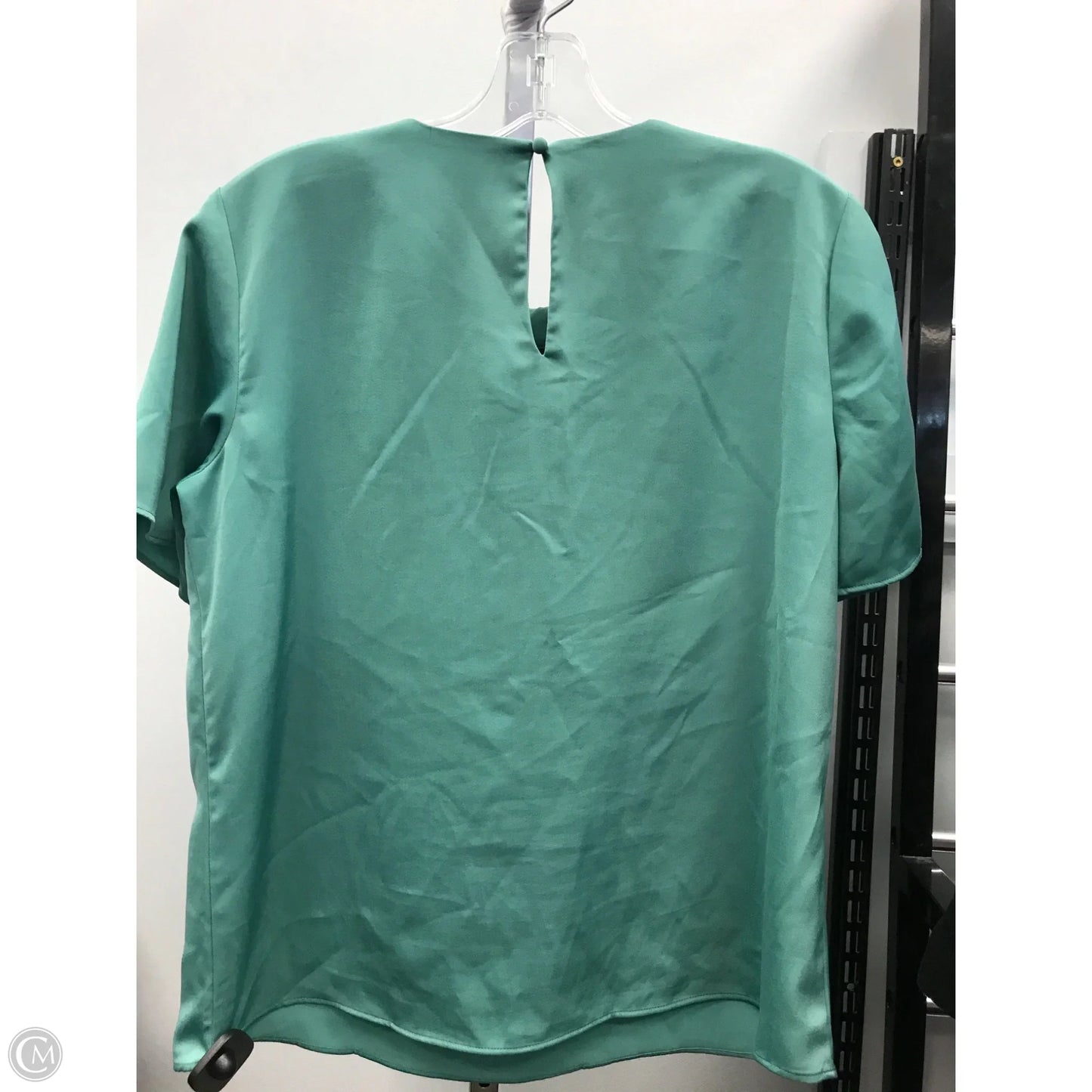 Top Short Sleeve By Banana Republic In Green, Size: S