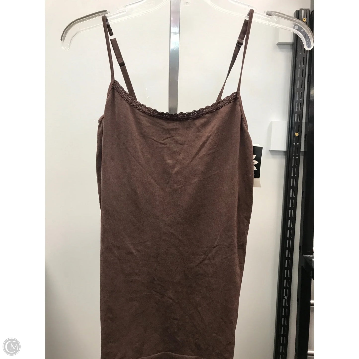Top Cami By Clothes Mentor In Brown, Size: L