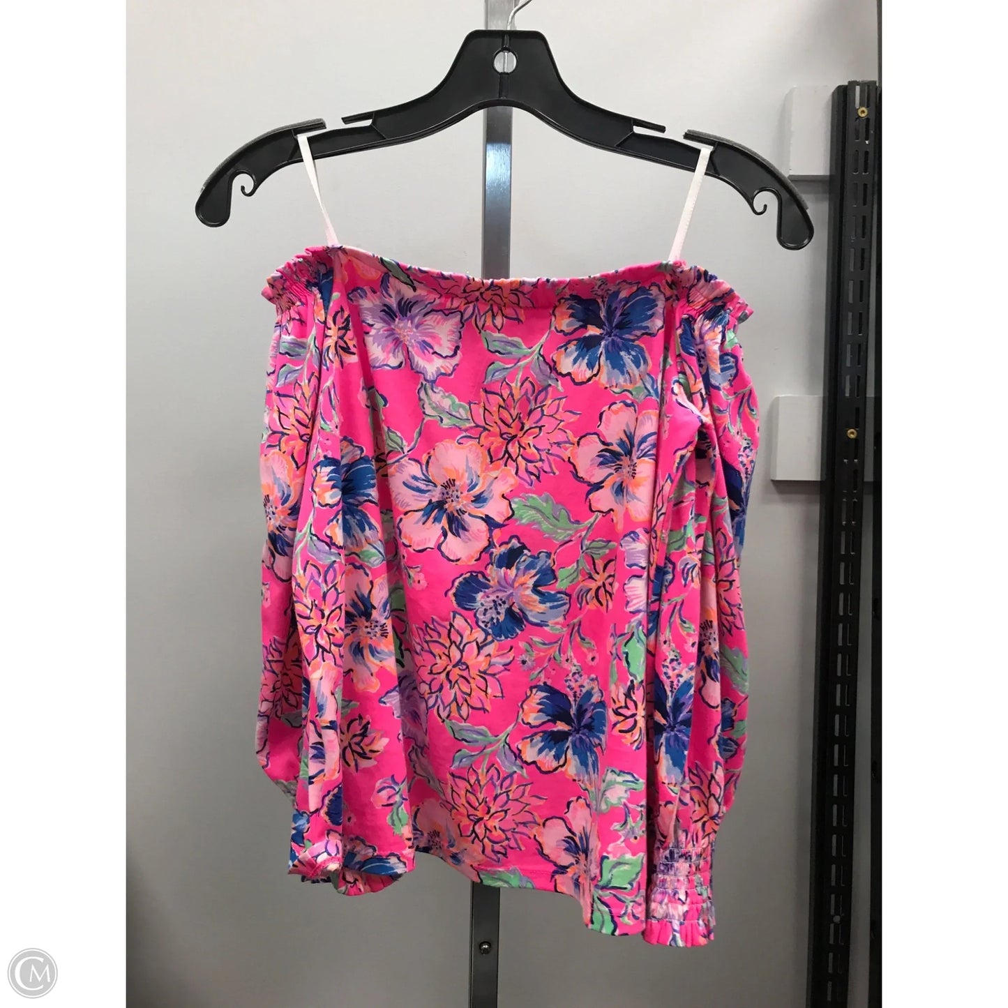 Top Long Sleeve Designer By Lilly Pulitzer In Floral Print, Size: Xs