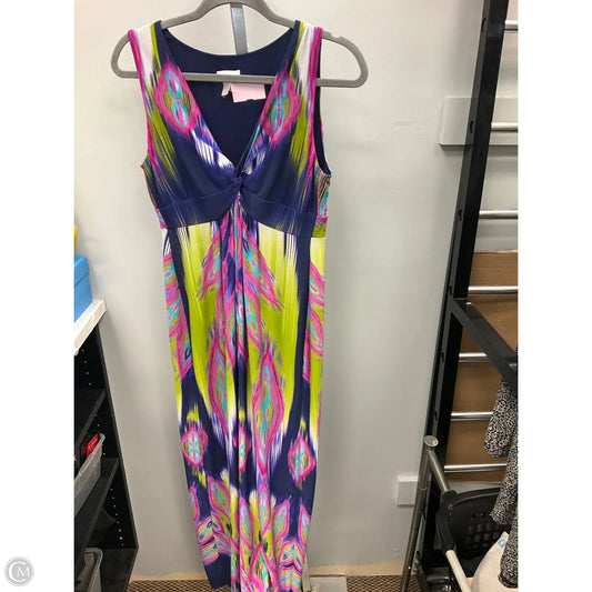 Dress Casual Maxi By Chicos In Multi-colored, Size: M