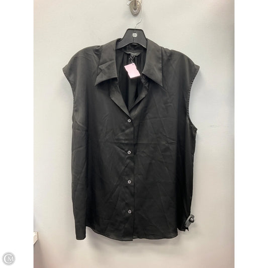 Top Sleeveless By Banana Republic In Black, Size: L
