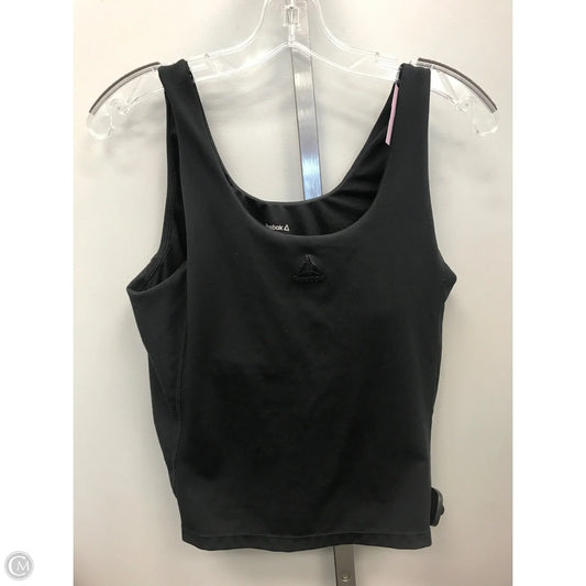 Athletic Tank Top By Reebok In Black, Size: L
