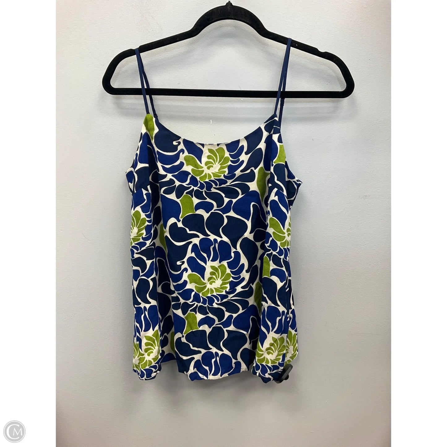 Top Sleeveless By Banana Republic In Blue & Green, Size: 4