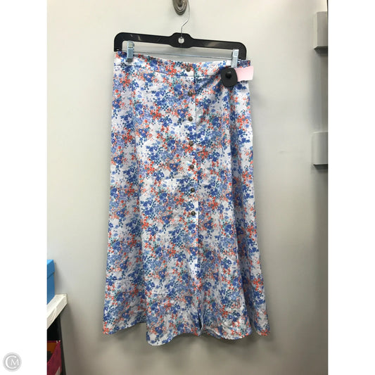 Skirt Midi By Good Luck Gem In Floral Print, Size: M