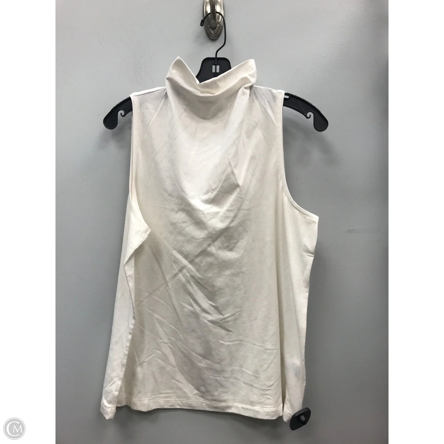 Top Sleeveless By Athleta In Cream, Size: L