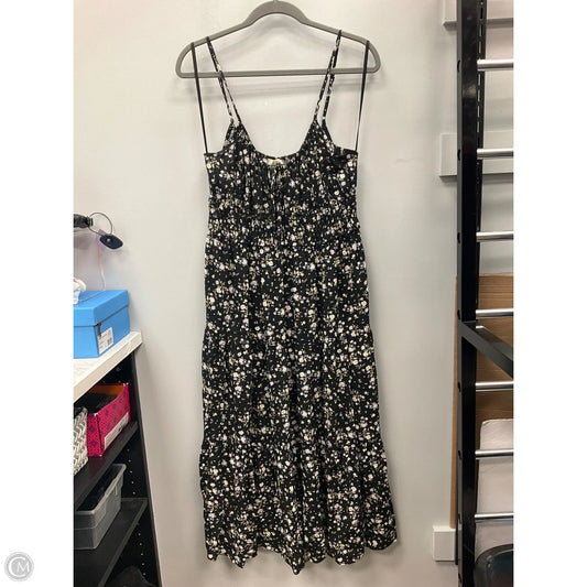 Dress Casual Midi By Clothes Mentor In Floral Print, Size: L