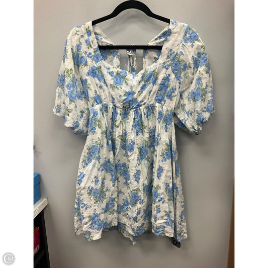 Dress Casual Short By Mable In Floral Print, Size: L