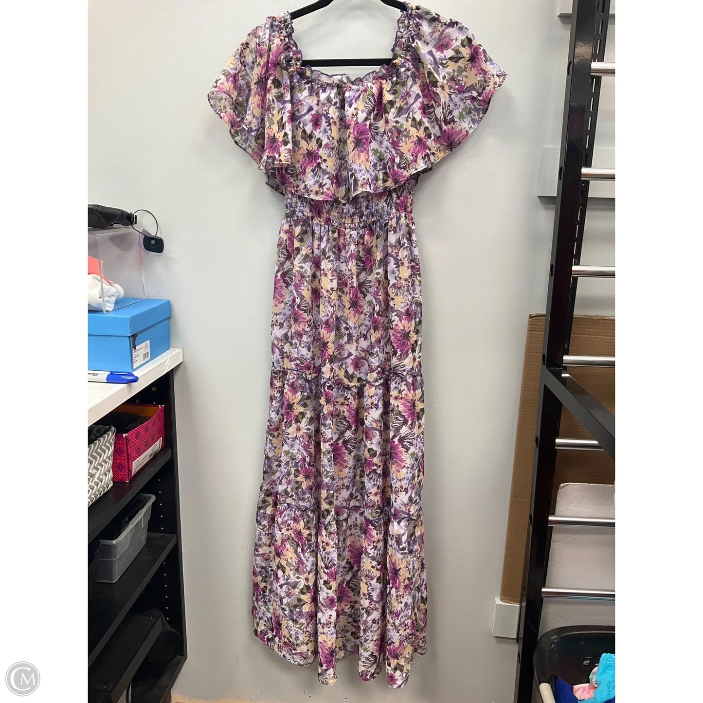 Dress Casual Maxi By Rabbit In Floral Print, Size: 6