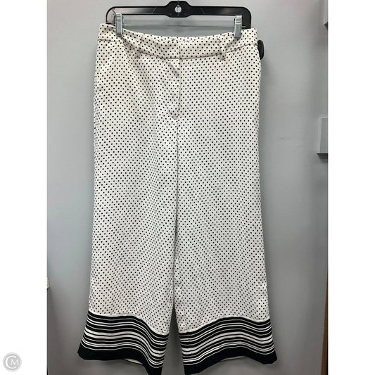 Pants Wide Leg By Ann Taylor In Polkadot Pattern, Size: 4