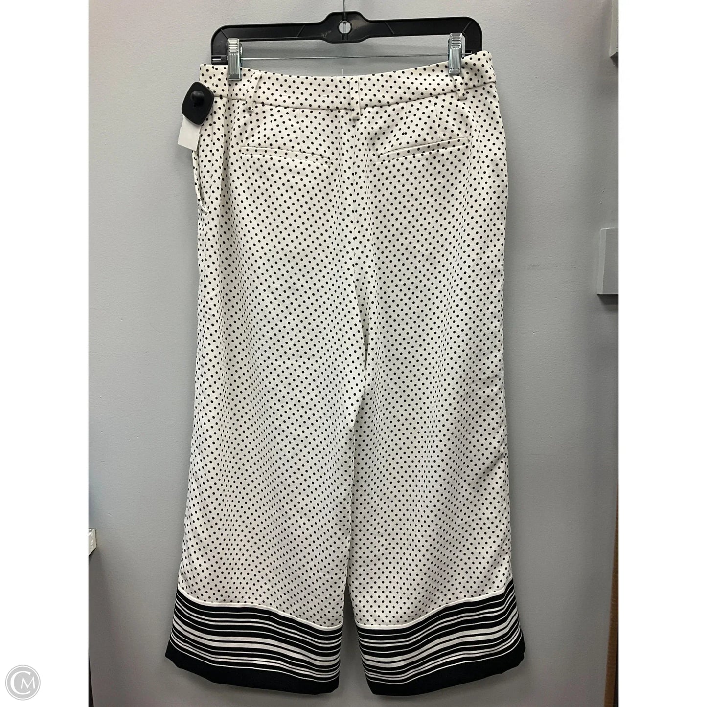 Pants Wide Leg By Ann Taylor In Polkadot Pattern, Size: 4