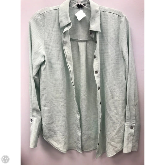 Top Long Sleeve By Ann Taylor In Green, Size: Xs