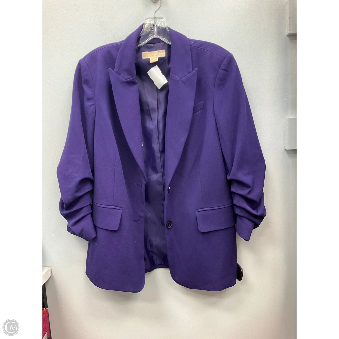 Blazer By Michael By Michael Kors In Purple, Size: 8