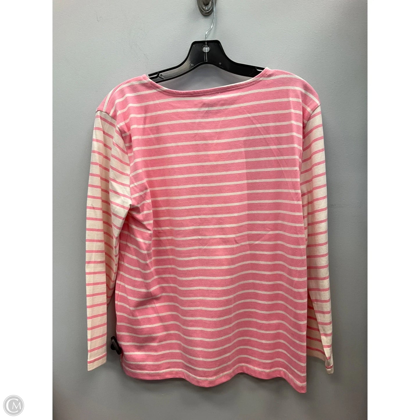 Top Long Sleeve By J. Crew In Striped Pattern, Size: M