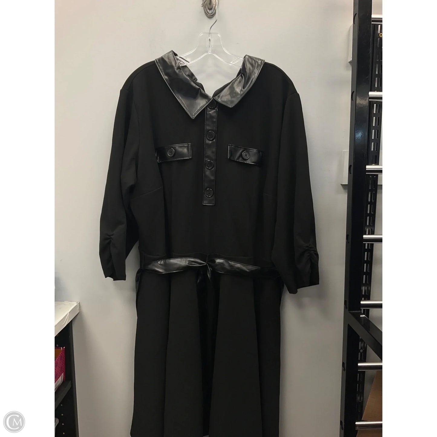 Dress Casual Short By Ashley Stewart In Black, Size: 3x
