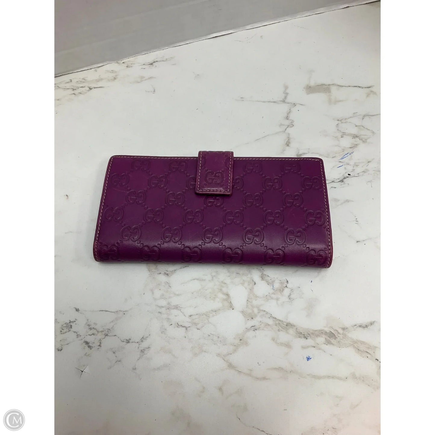 Wallet Luxury Designer By Gucci, Size: Large
