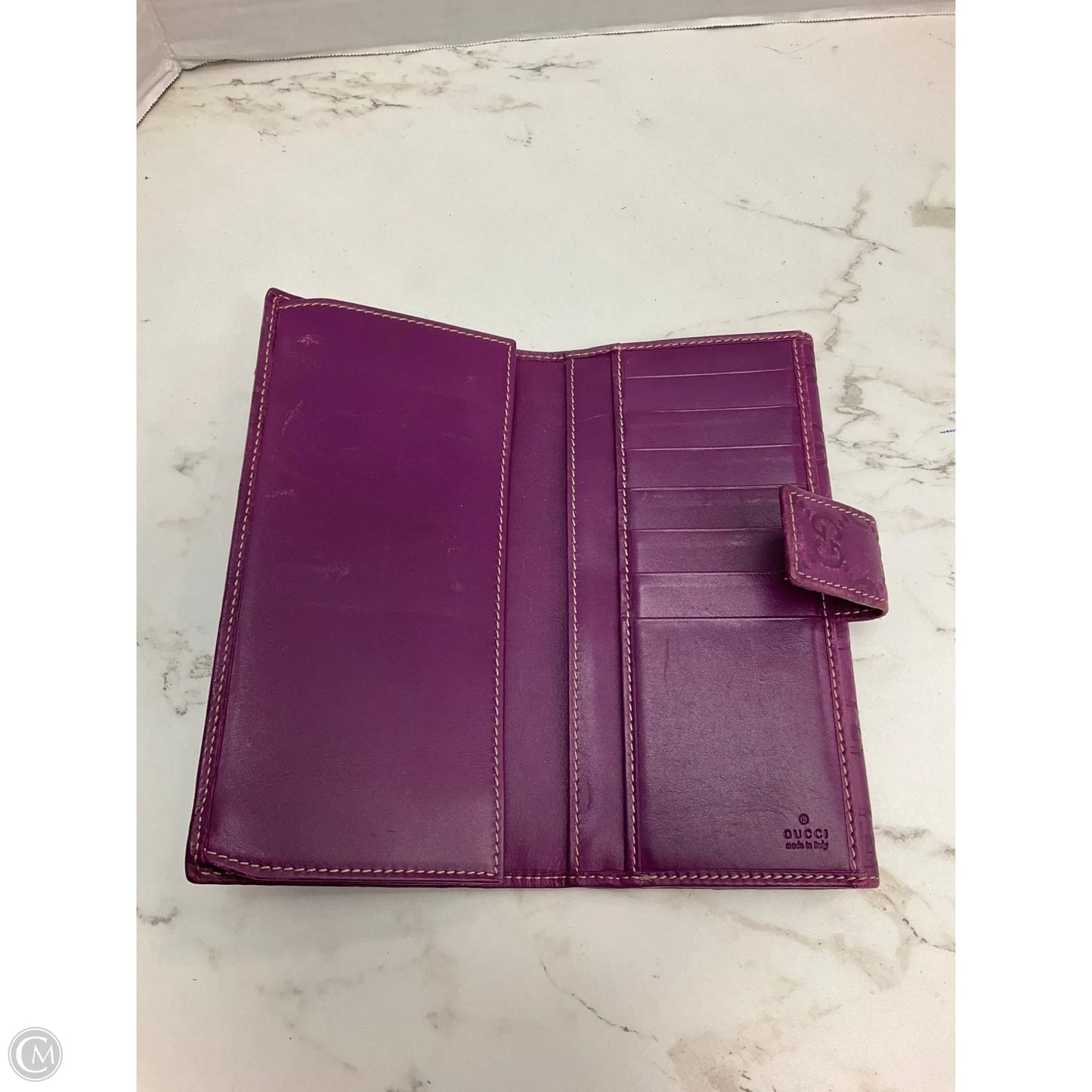 Wallet Luxury Designer By Gucci, Size: Large