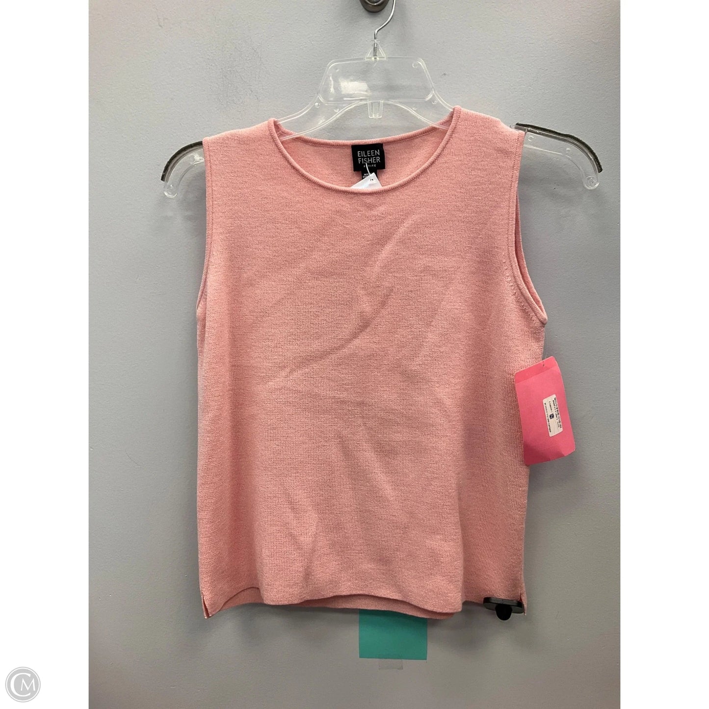 Top Sleeveless Basic By Eileen Fisher In Pink, Size: Sp