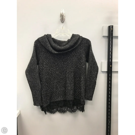 Sweater By White House Black Market In Black & Silver, Size: M